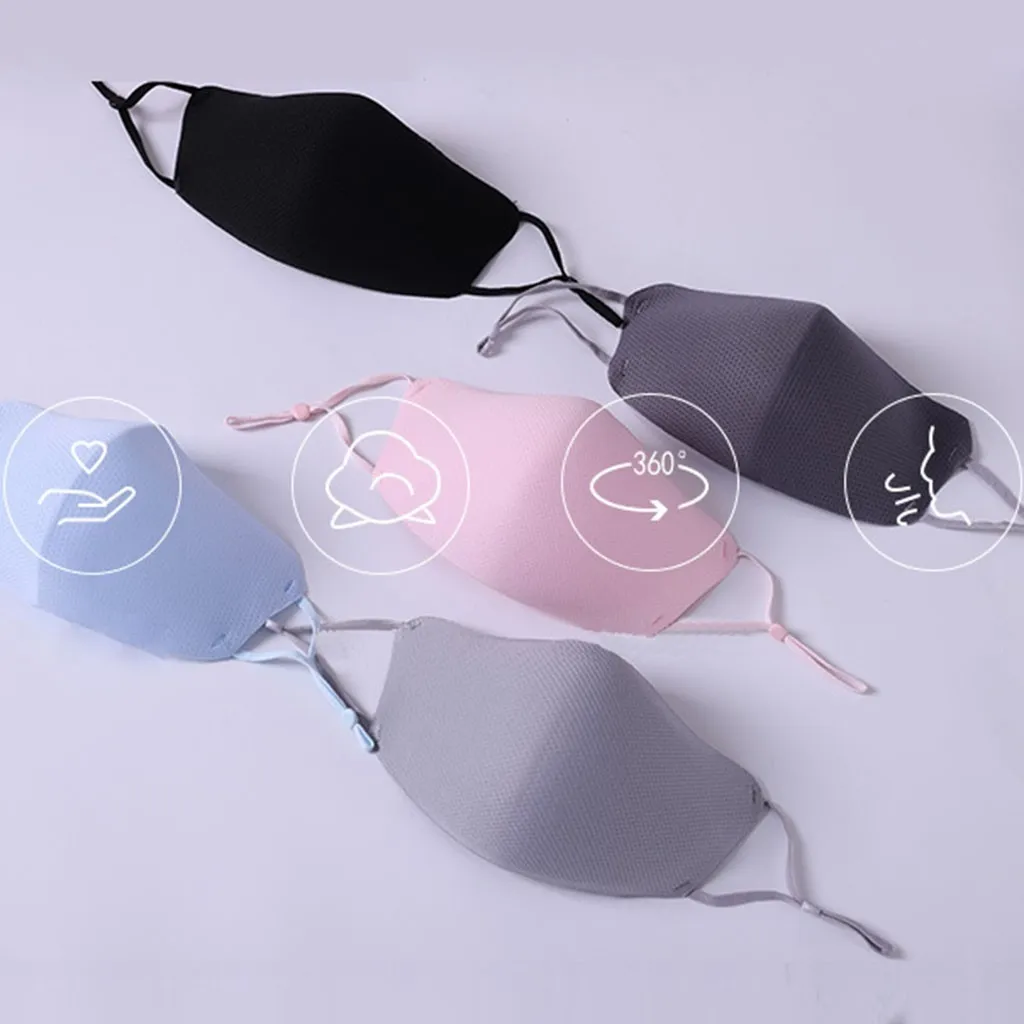 4 шт. новая уличная маска для рта PM2.5 моющаяся многоразовая лица Защитная | Спорт и