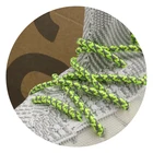 Шнурки Coolstring из полиэстера, 5 мм, 1 пара, светоотражающие, 5 цветов