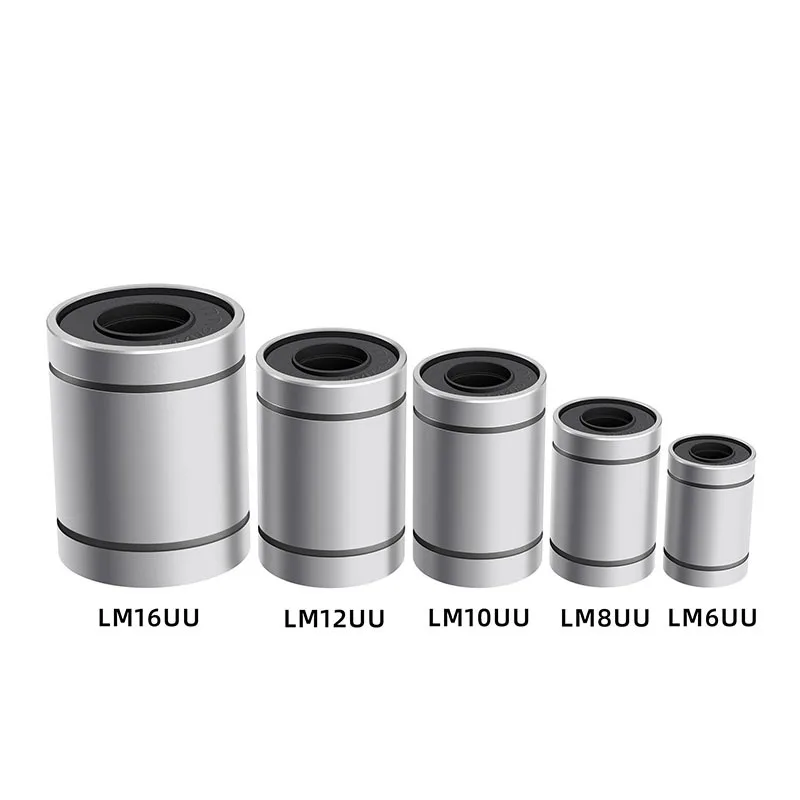 

10 шт. линейный подшипник LM8/10/12/16/18UU LM8SUU аксессуары для гравировальных станков для 3D-принтера удлиненный роликовый линейный подшипник движен...