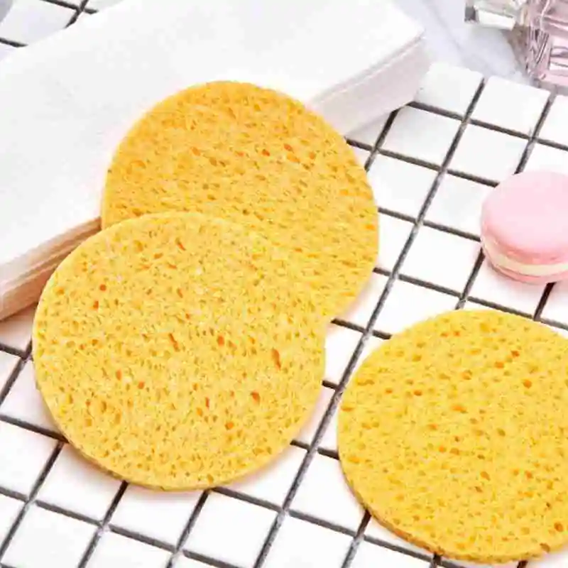 1 шт. натуральная древесная масса губки компресс косметические инструменты для