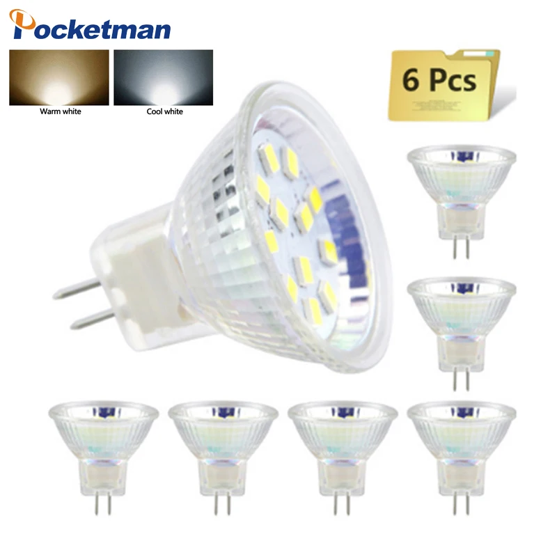 

MR11 GU4 Mini LED Spotlight Bulbs 12V 24V SMD 2W 3W 12LEDs 18LEDs Bright Cool Warm White Lamp Replace 10W 20W Halogen Light