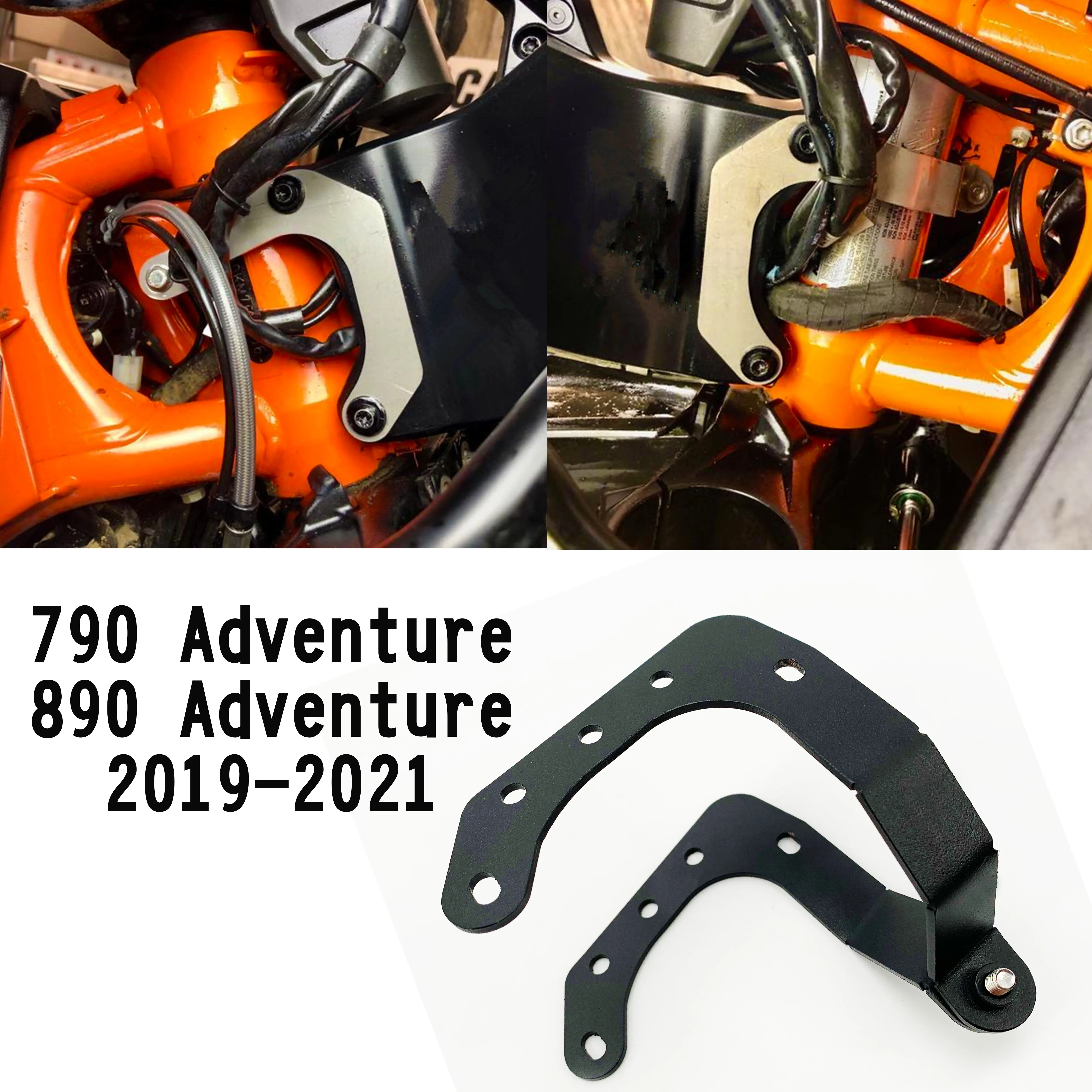 For Adventure ADV790 890 Motorcycle Headlight Reinforcement Bracket Set Neck Brace 2019 2020 790Adventure ADV890 2021 | Автомобили и
