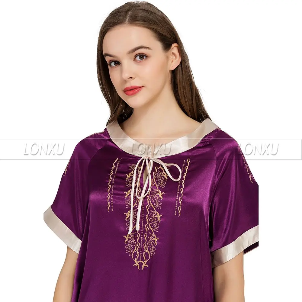 Женская атласная пижама ночные рубашки ночное белье ночная рубашка S M L XL _ для