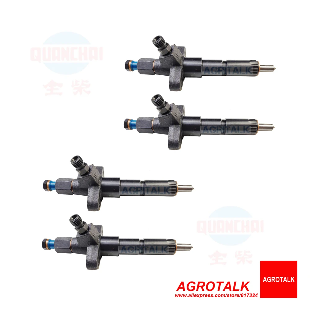 Набор топливных форсунок для прямых инъекций двигателя Quanchai QC380 /QC385T / QC480 / QC485 / QC490T /QC495T, номер детали: