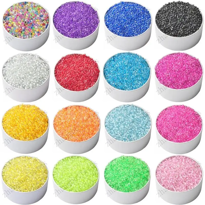

Glass bead irrigation heart beads Spacer Bead DIY Bracelet Necklace 1000 Pcs Jewelry Making Mini Bea