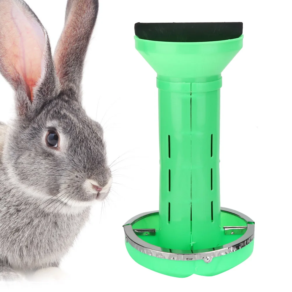 

Rabbit Feeder Thicken Automatic Rabbit Food Feeder Dispenser Cage Toy Animal Supplies Feeding trough for rabbits