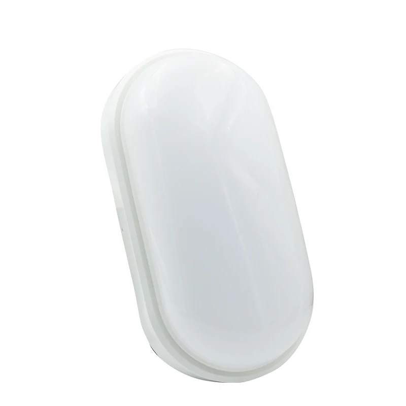 Oval White Светодиодный экономичный IP54 20 Вт Водонепроницаемый светодиодный светильник для крыльца, монтируемый на поверхности 220 В, Уличный настенный светильник, Круглый Овальный светильник для ванной комнаты - Испускаемый цвет: Oval White