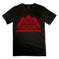 high quality fashion pattern printed red hook ipa mens t shirt newest design