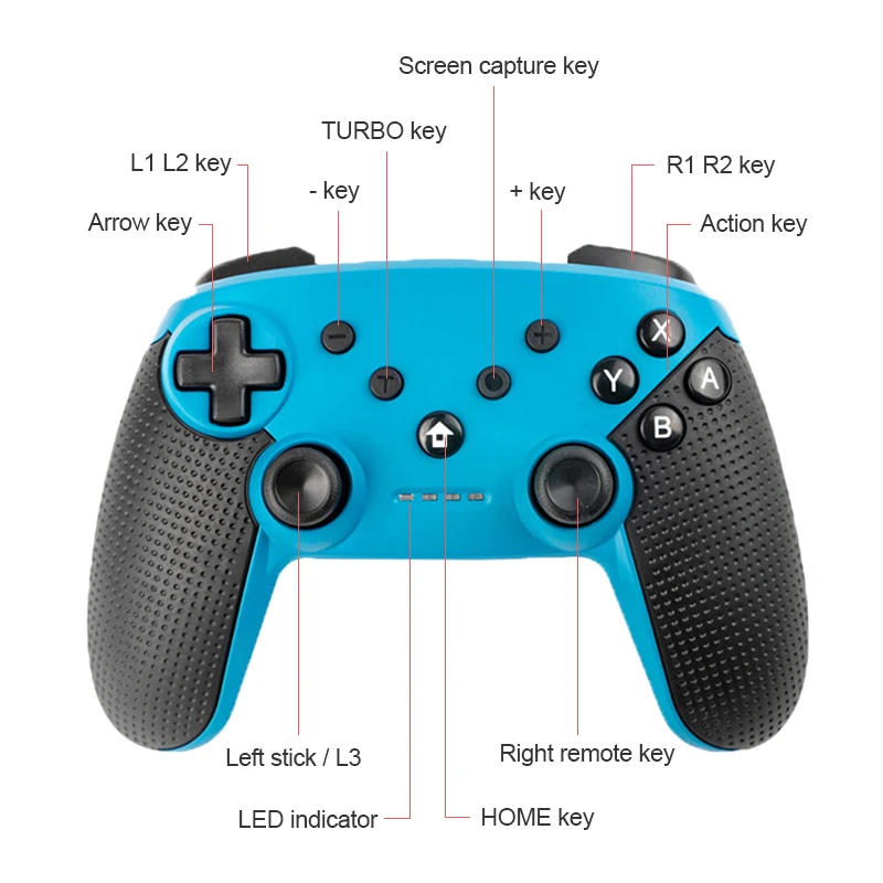 Для Nintendo Switch Консоль геймпад Bluetooth-совместимый беспроводной контроллер для Pro
