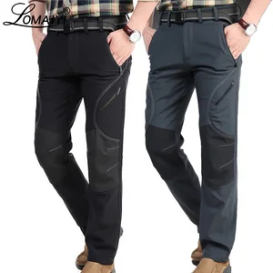Мужские зимние теплые повседневные брюки, мужские черные толстые флисовые брюки, мужские мягкие брюки, мужские армейские военные водонепроницаемые брюки AM093