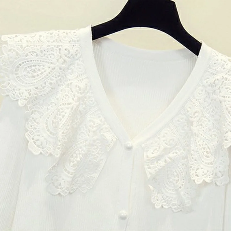 Женский трикотажный кардиган на пуговицах элегантный классический черный или