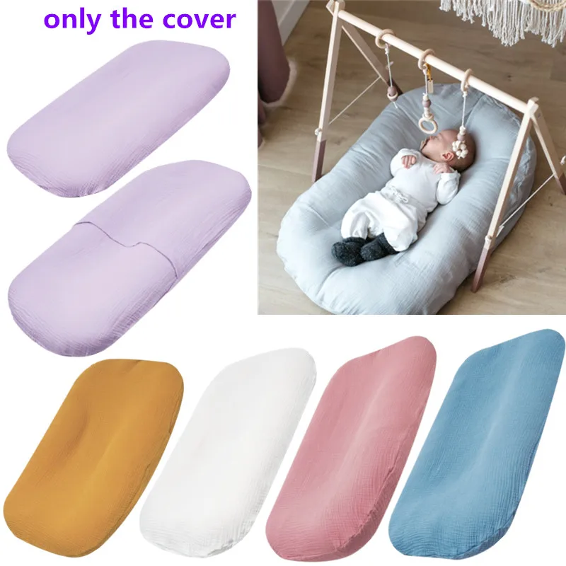 Soft Cotton Baby Diaper Changing Pad Cover Solid Color Nursery Table Crib Bed Sheet Changing Mat Protector For Newborn Bedding