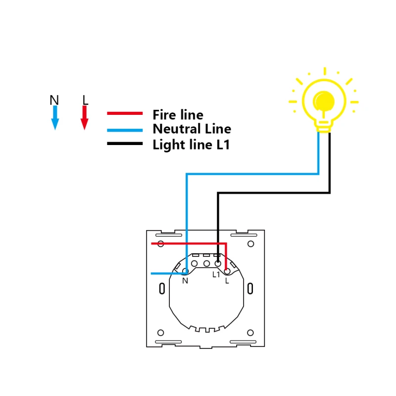 

Tuya WiFi Smart Switch RF433 Remote Control Glass Panel Remote Control Light Switch Smart Life Works With Alexa Echo Google Home