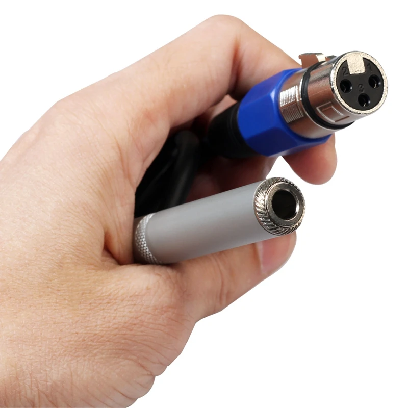 Pin Plug 6.35Mm 1/4 Inch Trs To Xlr Male Female Cable 3 Socket Adapter For Stereo Microphone Audio Cord | Электроника