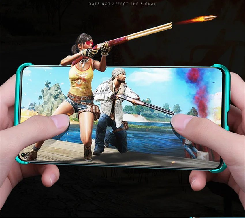 R-just Borderless серия металлический каркас чехол для телефона huawei Honor 20 защитный чехол стеклянная задняя крышка Чехлы для huawei Honor 20 Pro