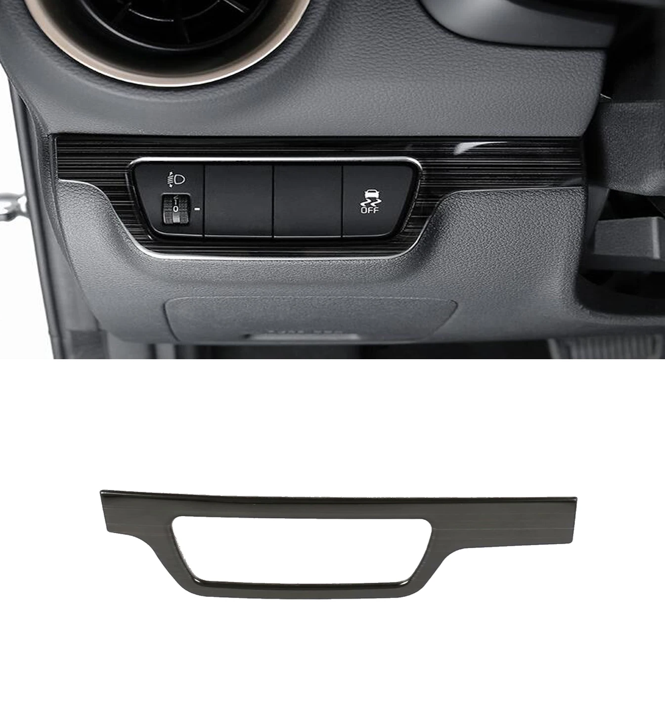 

Для Kia Cerato k3 2019 2020 нержавеющая сталь аксессуары для интерьера головсветильник Свет регулировка крышки кнопки отделка фара рамка переключат...