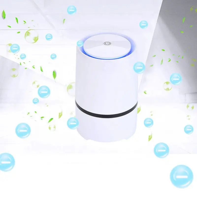 

Portable LED Air Purifier USB Charging Night Light Air Cleaner Anion Ionizer Negative Ion Generator