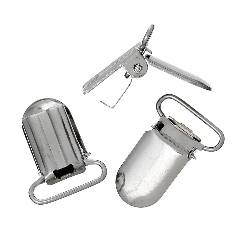 

Fashion Baby Pacifier Clip Metal Clip Pacify Soother Clips Metal Safety Clip