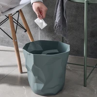 foldable durable trash can creative storage bin bathroom kitchen household trash can bathroom accessories cleaning tools