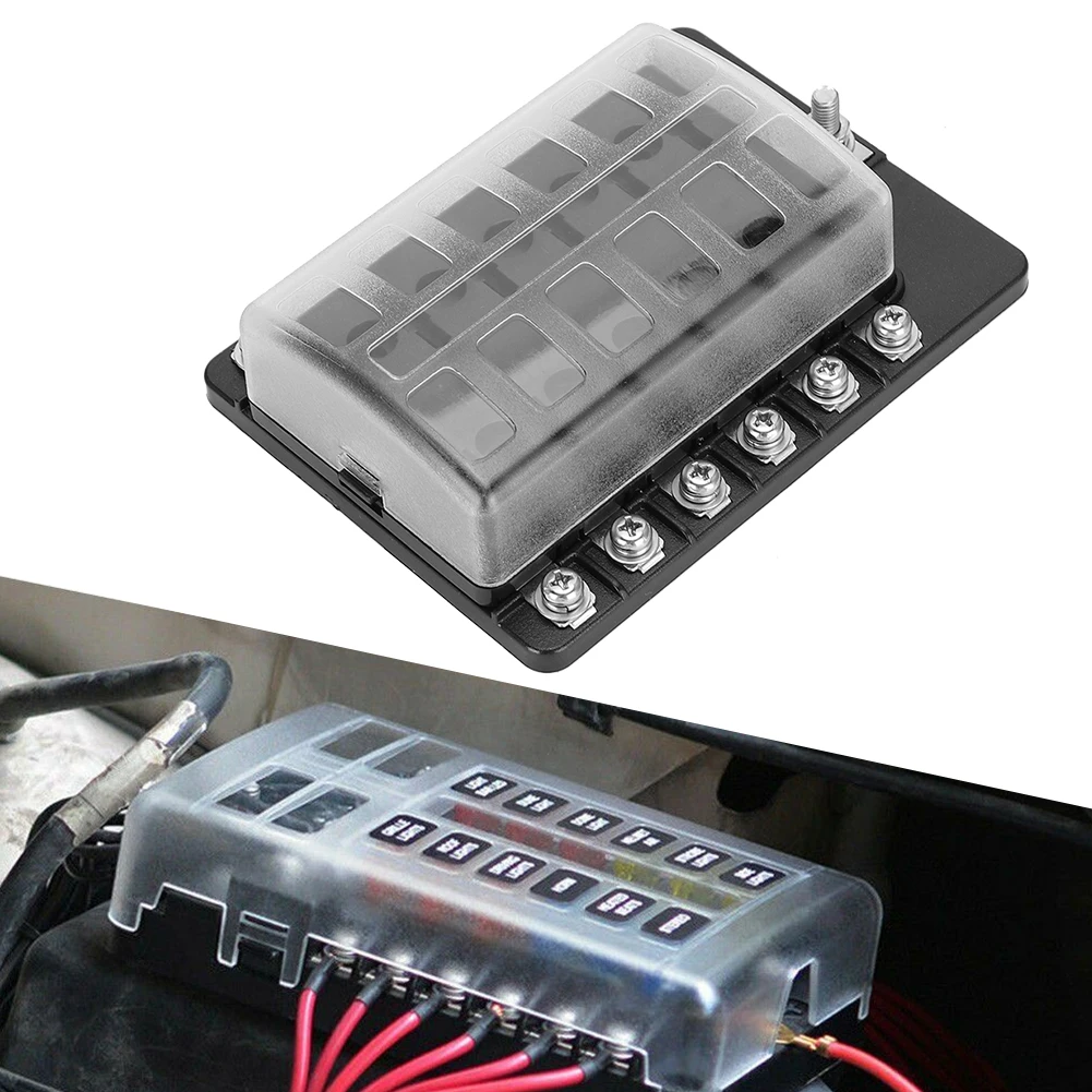 12 каналов 24 шт. плавкий предохранитель со светодиодным индикатором 32 в блок