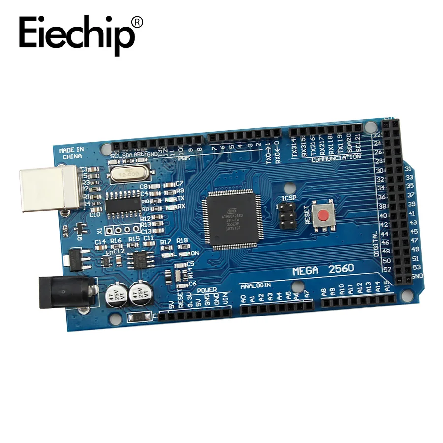 MEGA2560 Mega 2560 R3 REV3 ATmega2560-16AU CH340G AVR плата на usb-кабеле совместима с arduino Mega 2560 R3 макетная плата