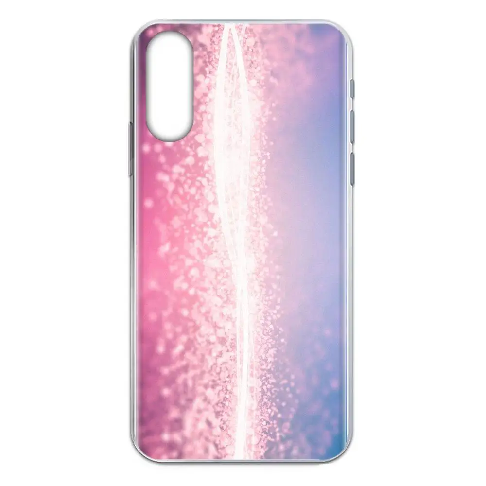 Пастельные сиреневые блестящие рабочие чехлы из ТПУ для iPhone 11 Pro 4 4S 5 5S SE 5C 6 6S 7 8X10 XR