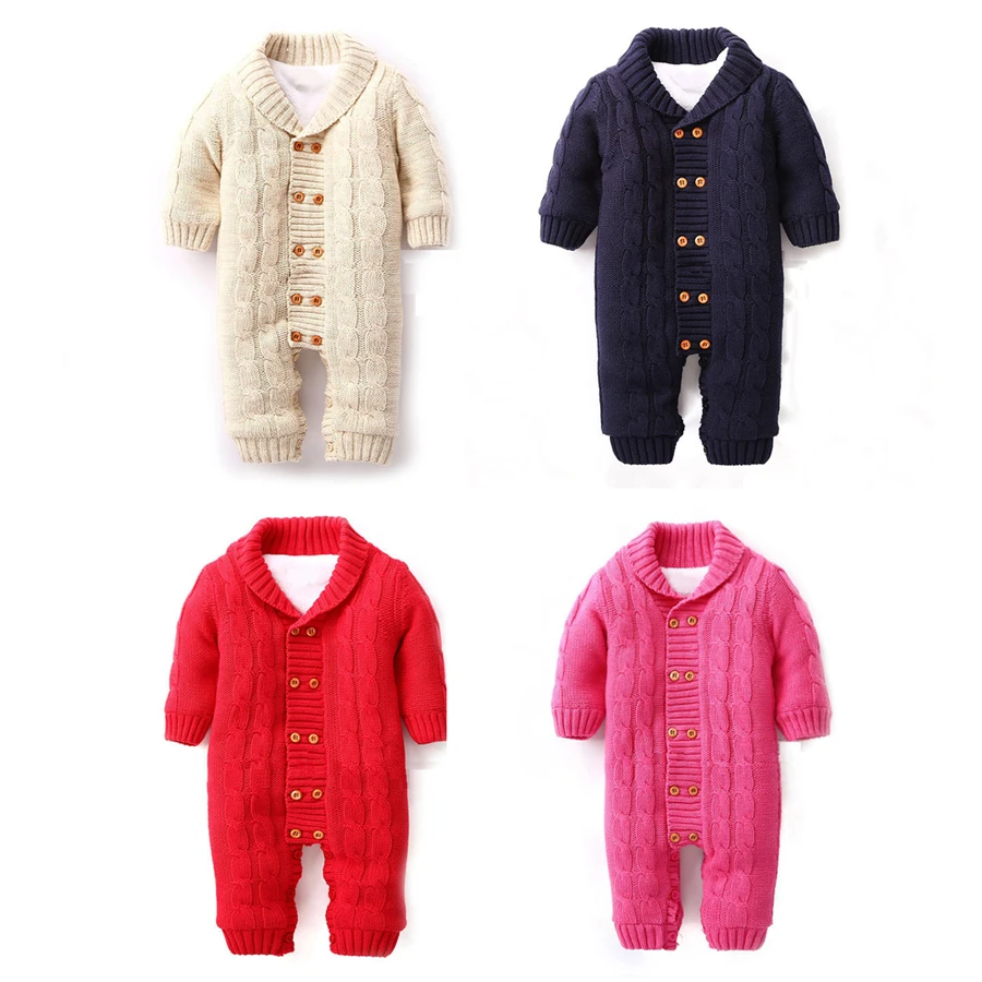 IYEAL/зимняя одежда для малышей Хлопковый толстый теплый вязаный свитер