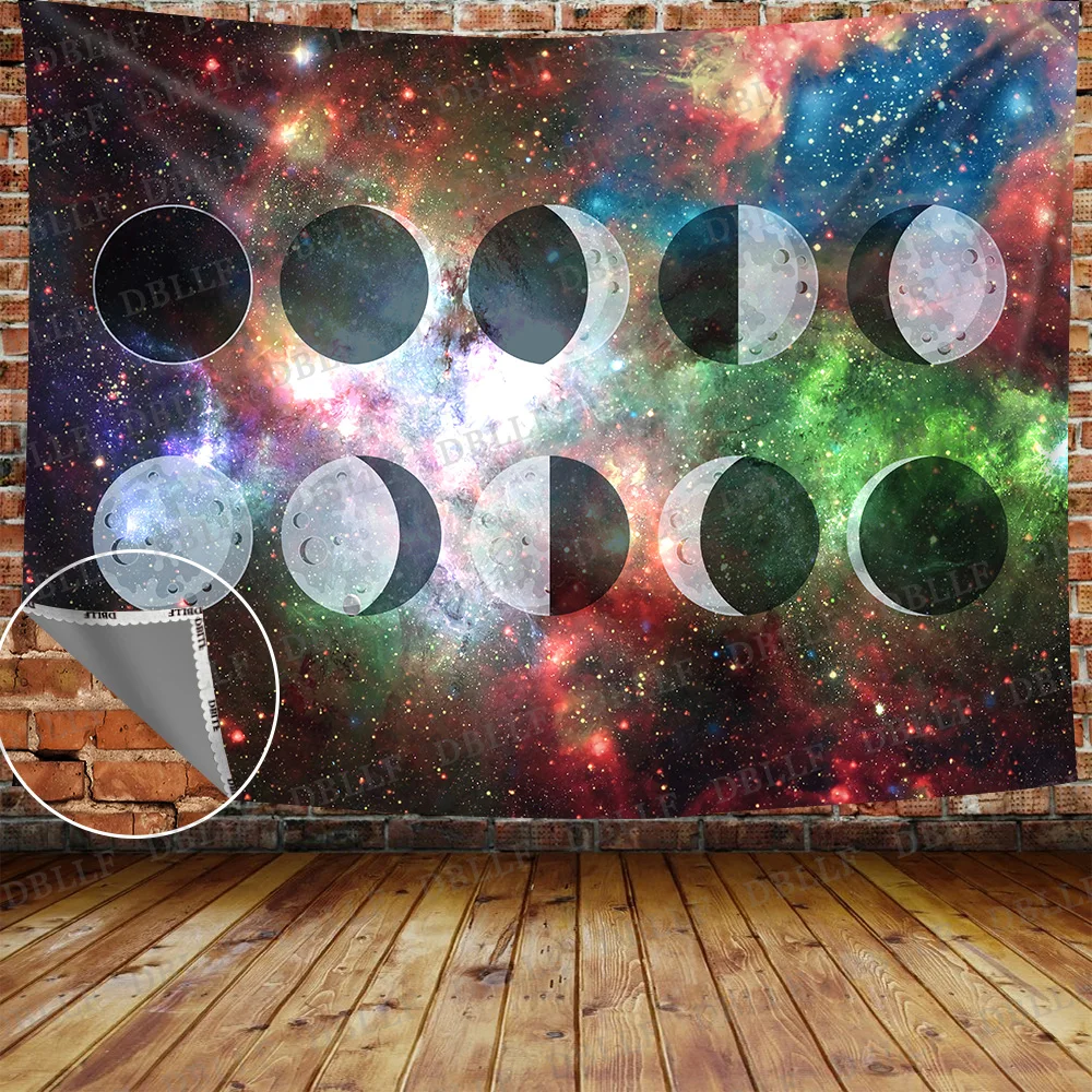 Гобелен симсант лунное затмение Психоделическое пространство Галактическое