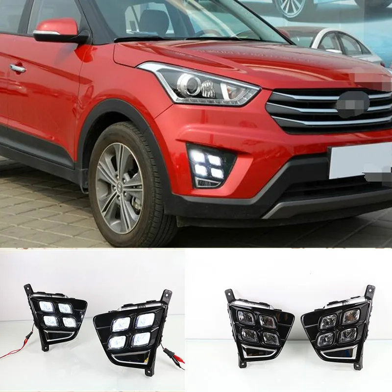 Автомобильные аксессуары Водонепроницаемый ABS 12 В Светодиодный дневной ходовой