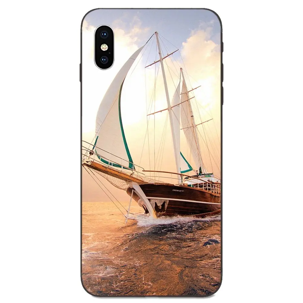 Soft Phone Covers Case Moon Sailing Fashion For Xiaomi Redmi Note 3 3S 4 4A 4X 5 5A 6 6A 7 7A K20 Plus Pro S2 Y2 Y3 | Мобильные