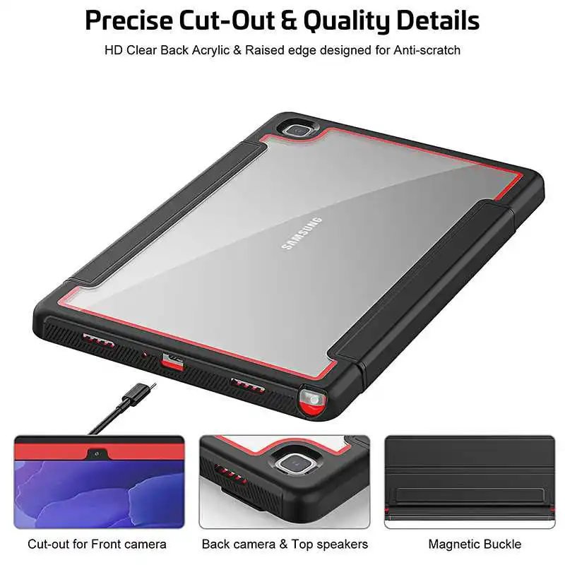 

Full Protection Shockproof Smart Case For Samsung Galaxy Tab A7 2020 T500 T505 T507 Tablet Case Cover