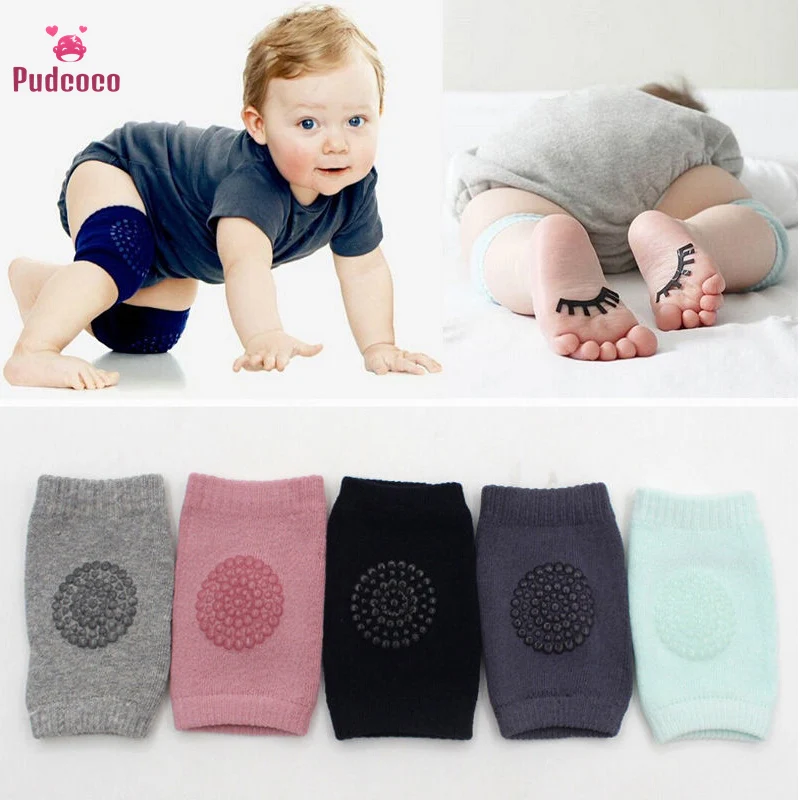 Pudcoco-Calentadores de piernas para reci&eacute;n nacidos, ni&ntilde;os y ni&ntilde;as, gorro de seguridad para gatear, coderas calientes, almohadillas protectoras para beb&eacute;s de 0 a 3 a&ntilde;os-0