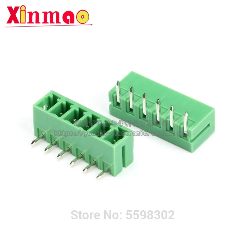 

10PCS Bending Needle Seat KF2EDGR-3.81MM Spacing Connector 2P/3/4/5/6/7/8/9/10P Screw Terminal Connector
