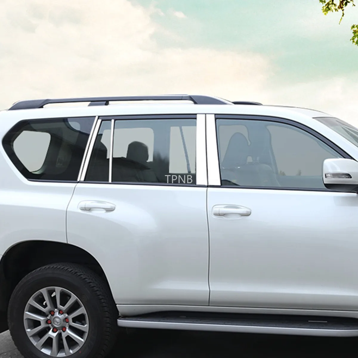 Аксессуары 10 шт./компл. Нержавеющая сталь колонка окна полосы для Toyota Land Cruiser Prado 120 2003 2004 2005 2006 2007 2008 2009
