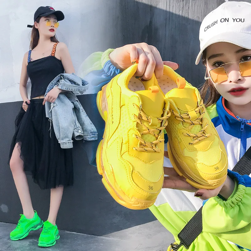 Женские брендовые модные кроссовки уличная мода Блестящие Кроссовки женская