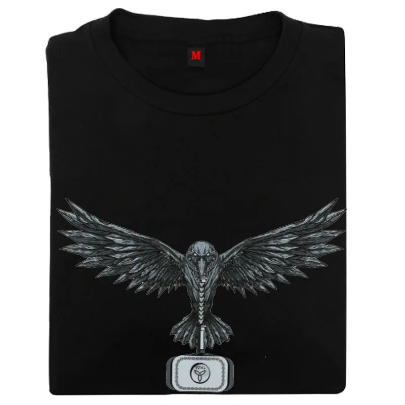 Футболка мужская с коротким рукавом уличная Модная рубашка принтом викингов