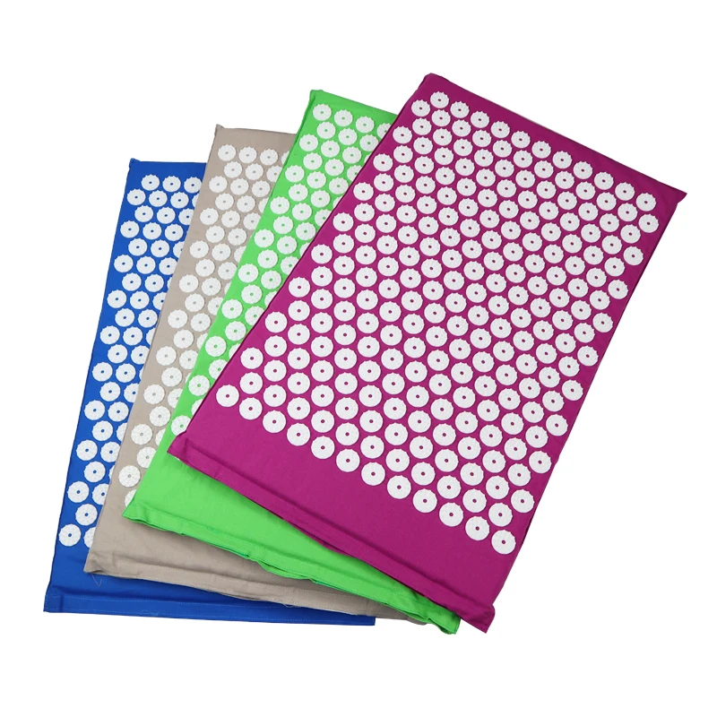 Массажный коврик с подушкой для акупунктуры акупунктурные комплекты снятия