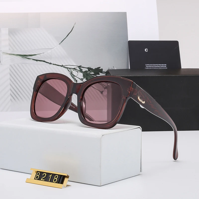 Поляризованные солнцезащитные очки большого размера квадратные для женщин