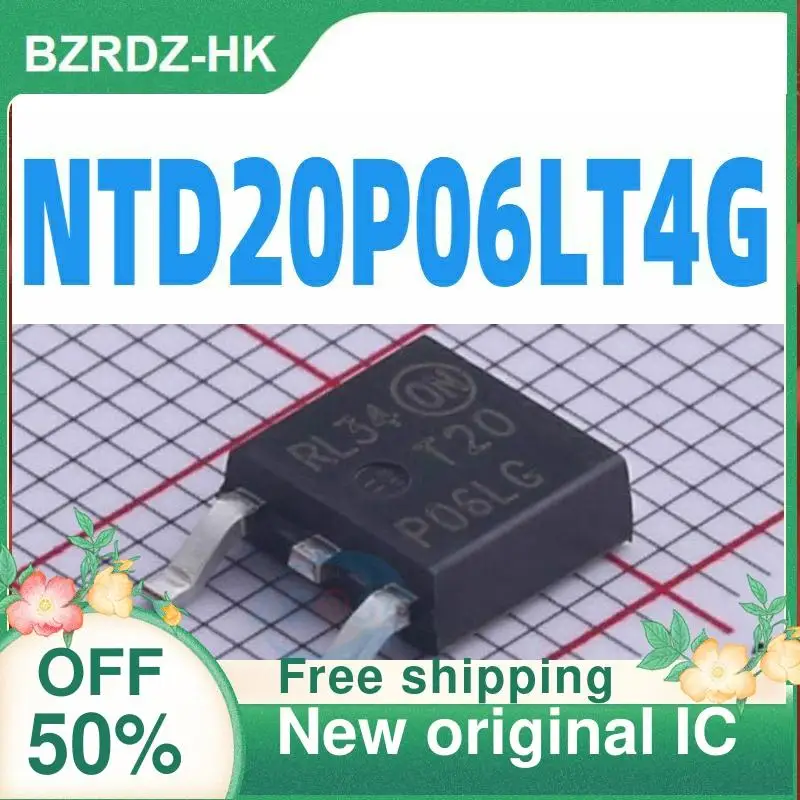 

1-20 шт. NTD20P06LT4G T20P06LG 20p06 SOT252 новый оригинальный IC