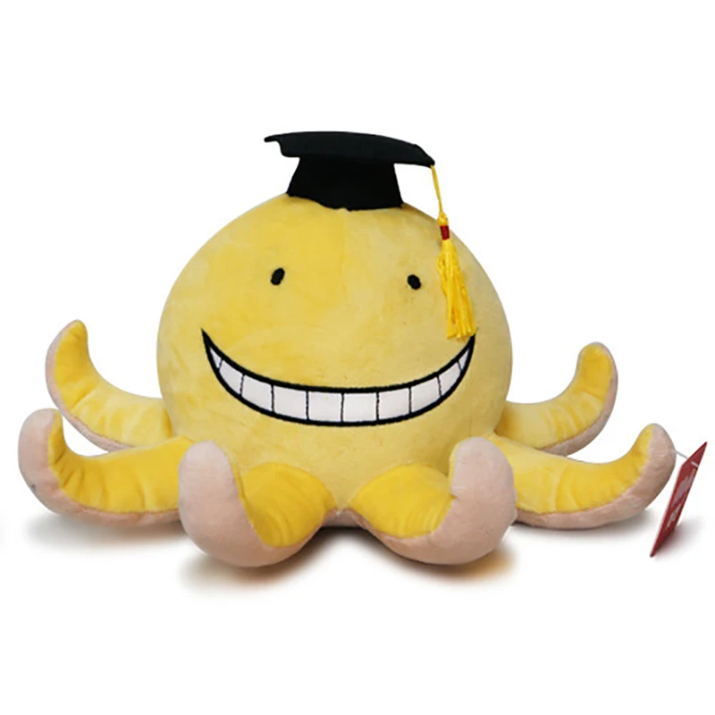 Cute Octopus doll Korosensei Koro Sensei Teacher Plush Stuffed Toys Cartoon Animals Dolls Graduate Kids Assassination Classroom | Игрушки и
