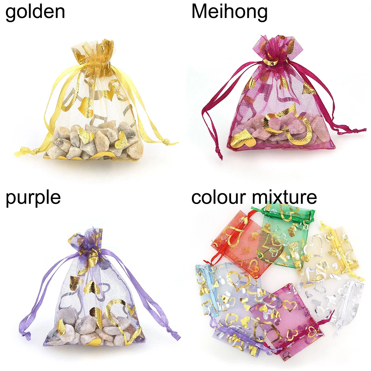 20 шт машина для томатного соуса подарочные мешочки из органзы с принтом в виде