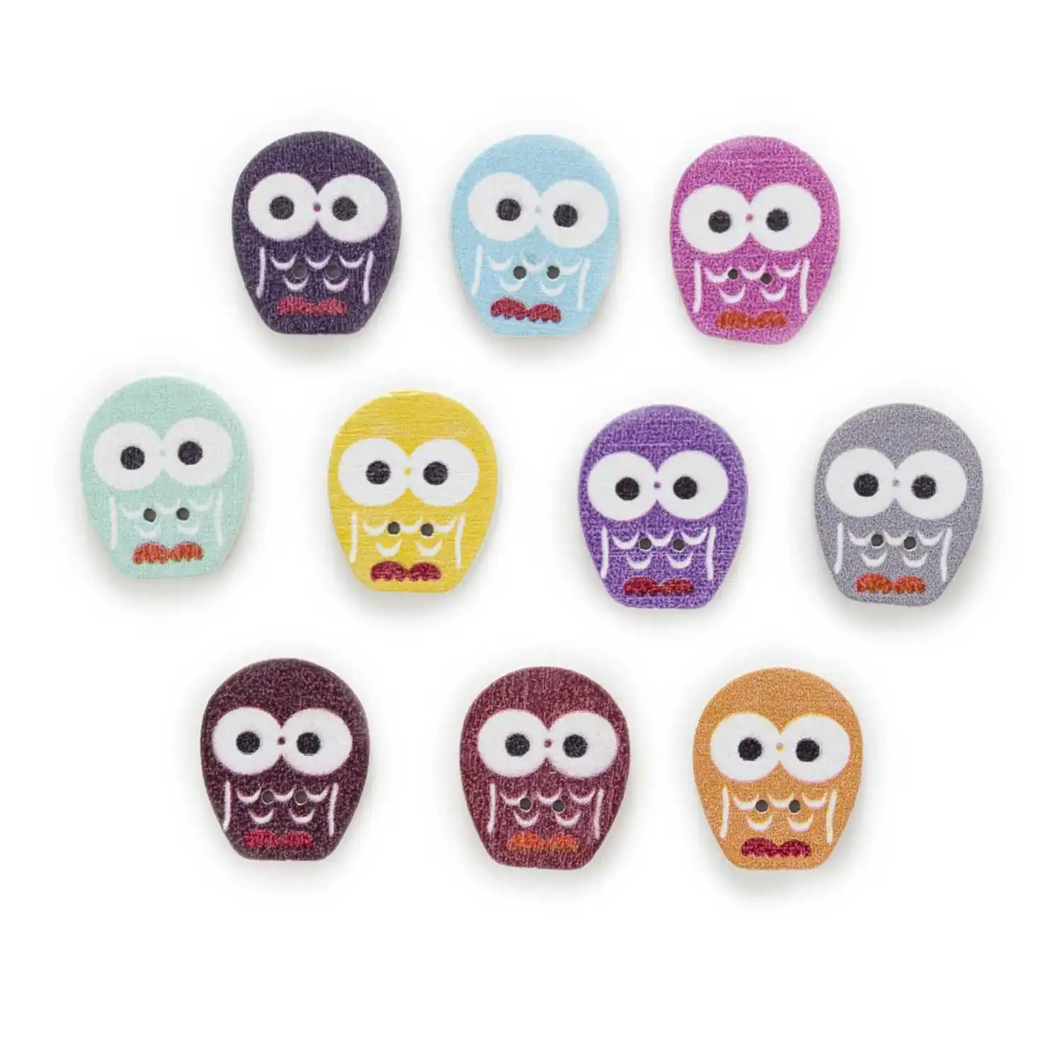 30 шт. сова деревянные пуговицы для пришивания скрапбукинга одежда головные уборы