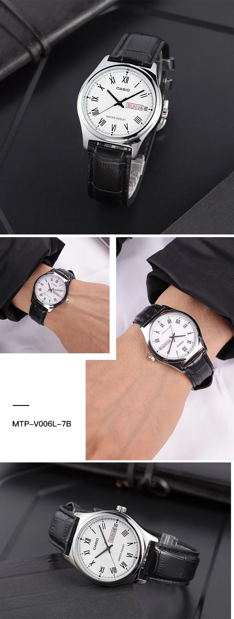 Casio Часы Бизнес простые мужские часы MTP-1303L-1A