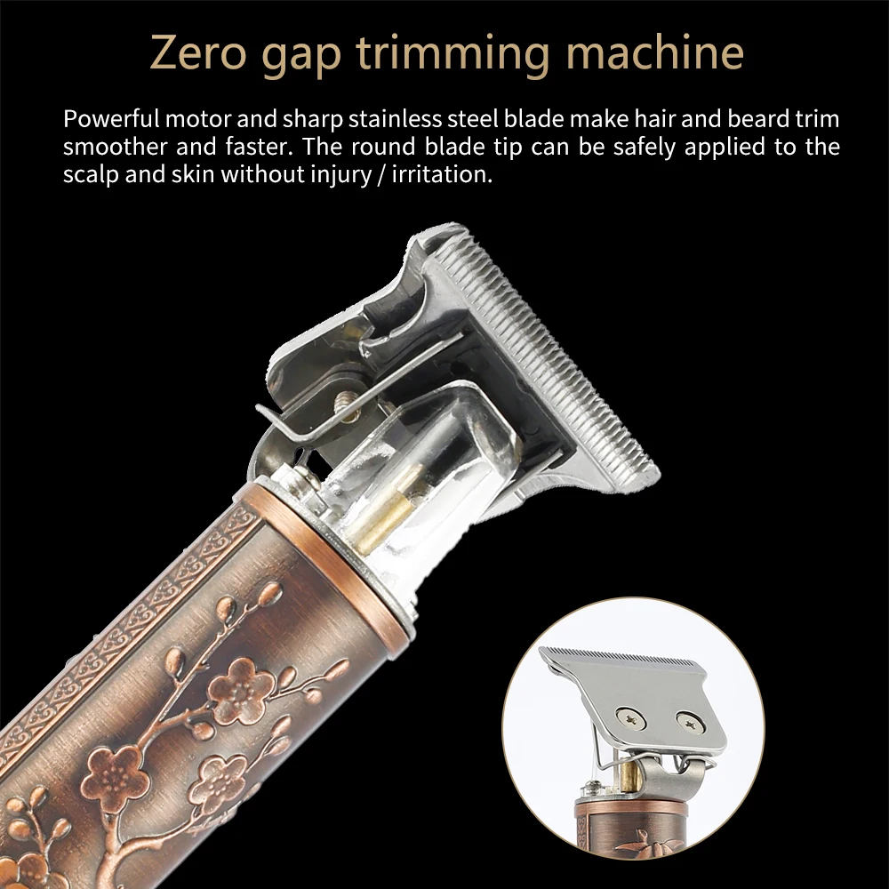 

Professional Hair Clipper USB Rechargeable Cutting Machine Hair Electric Hair Clippers Barber Hair Trimmer for Men Hair Trimmer