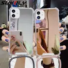 Чехол для iPhone 12, 11 Pro, X, XR, XS Max, 6, 6s, 7, 8 Plus, акриловый зеркальный