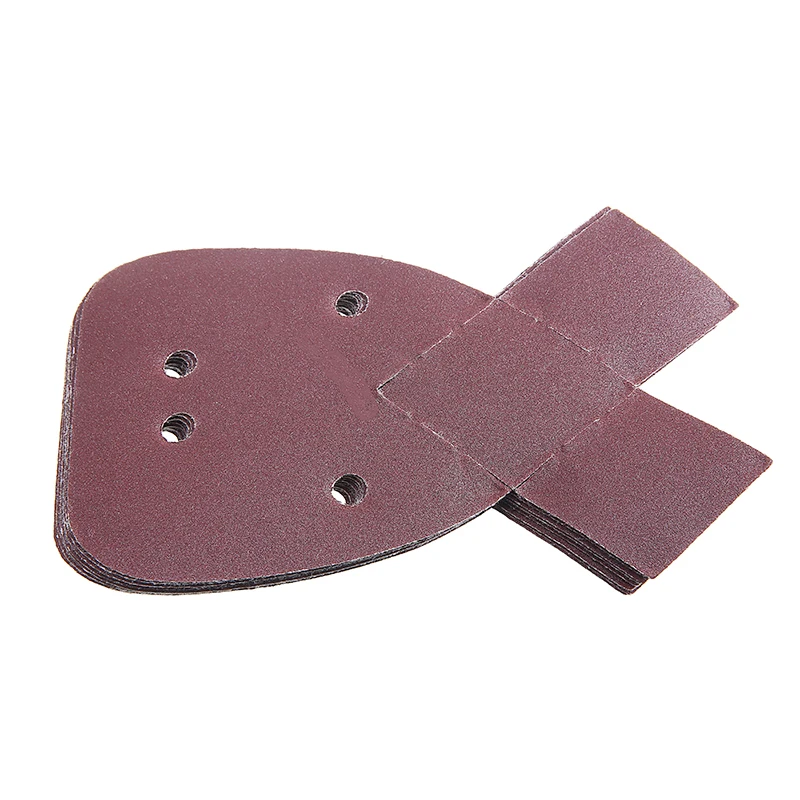 10 шт Шлифовальных Листов бумажные колодки Набор само клейкая наждачная бумага