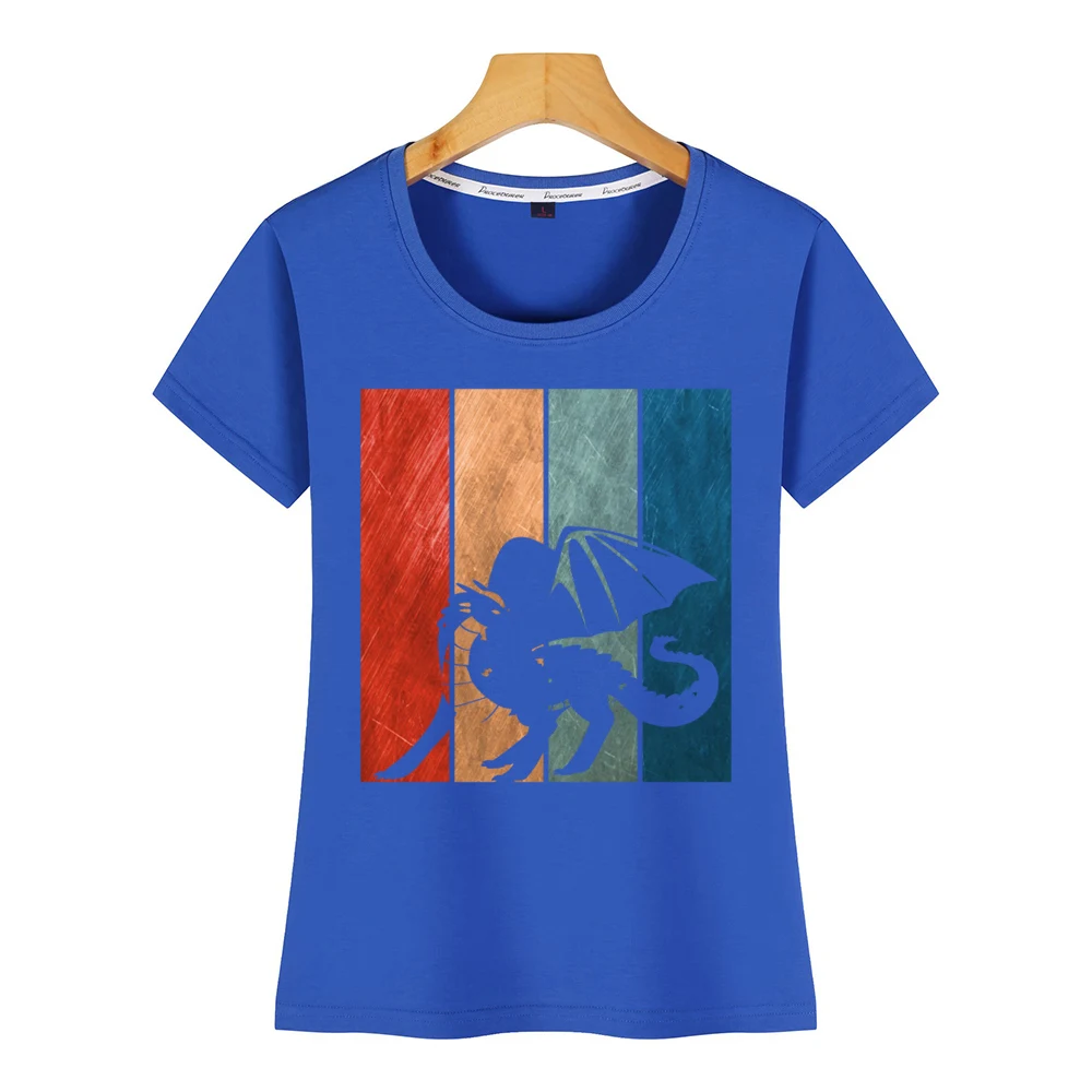 Футболка женская с изображением дракона пикантный Топ в стиле Харадзюку под