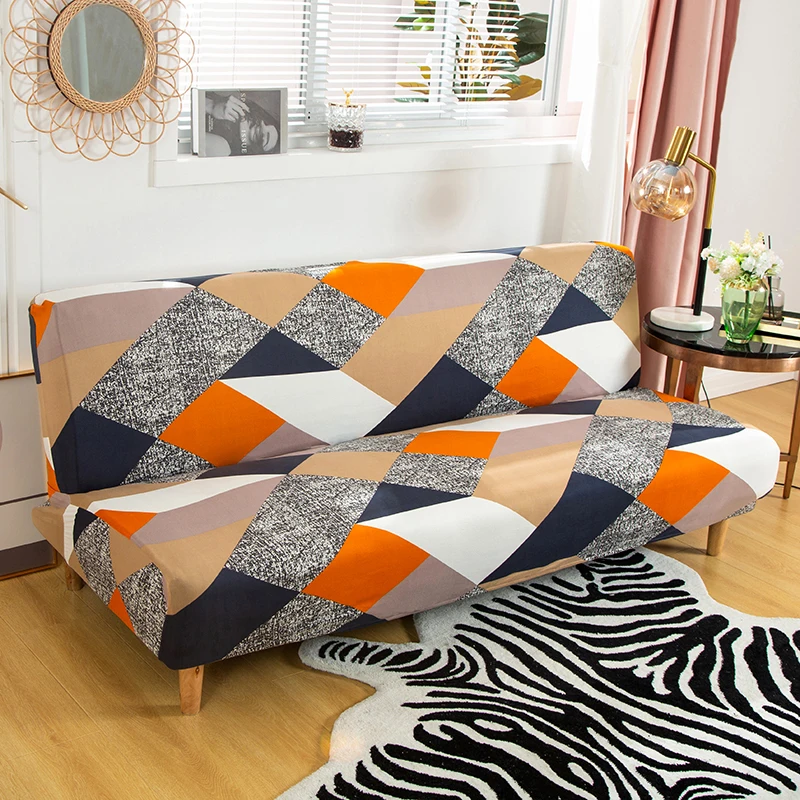 elastic plaid all inclusive sofa cover no armrest spandex folding sofa cover slipcover couch cover sofa towel for pet 1pc free global shipping