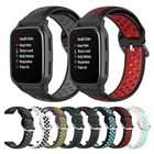 Ремешок силиконовый из дышащего материала для наручных часов, спортивный сменный Браслет для Garmin Vivoactive 3  Move 3, 20 мм