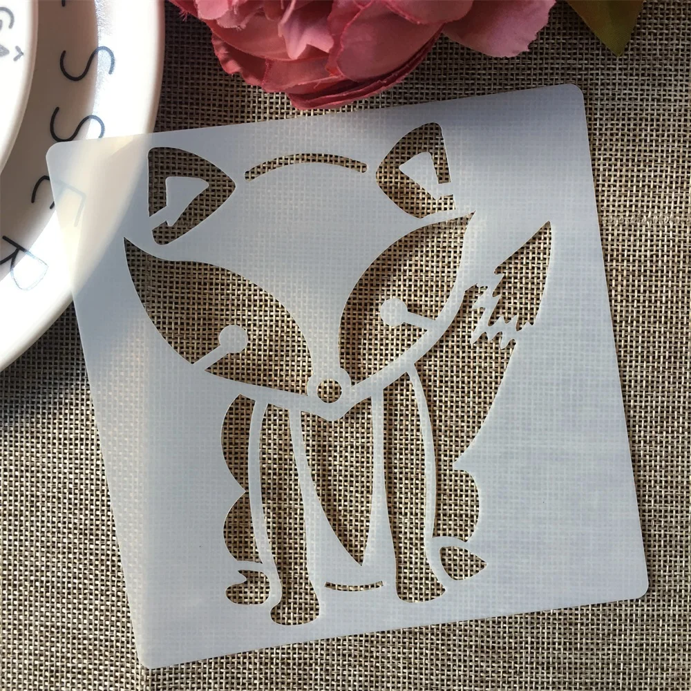 1 шт. 5*5 дюймов трафареты для разных видов искусственных живописей|Трафареты| |